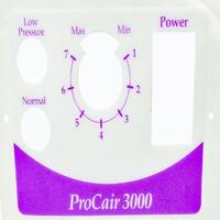 ProCair 3000 Air Pump - Switch Panel Decal