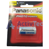 Panasonic CR123A Lithium 3V Battery Each