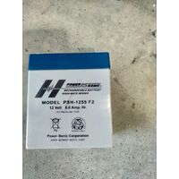 Powersonic Battery 12v 6Ah - H 100mm x W 90mm x D 70mm - F2 Terminals