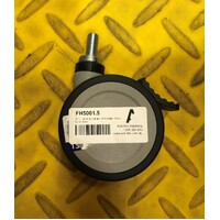 KYC 75mm Swivel Twin Castor - M10 x 20mm Threaded Stem
