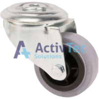 Tente 75mm Swivel Castor - Bolt Hole