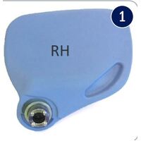 Aspire Swift Patient Mover - RHS SEAT PAD And Mounting Hardware - Patient Perspective