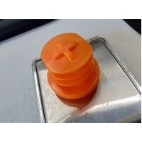 Arjo Sara Stedy NTB2000 - Push Handle PLUG/CAP END - Orange