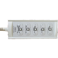 Linak HLW075-005 Handset - 10 Button With Locks - Round 8 Pin Plug