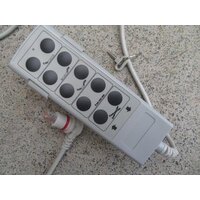 TiMotion Handset - 10 Button - RJ45 / Internet Style Plug - Red Ring    (MUST QUOTE/SEND MB1122.5 also - Lock Card)