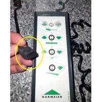 Burmeier HLW0-47010 Handset - 4 Function With Lock - Minifit Style Plug
