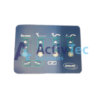 Invacare CS7/CS8 Footboard Nurse Control Membrane Switch Panel - WITH TRENDELENBURG