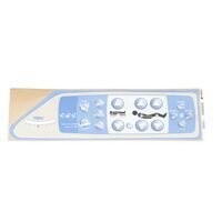 Hill-Rom Total Care - Caregiver Control LABEL / Membrane w/o Nurse Call - RHS
