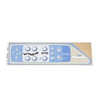 Hill-Rom Total Care - Caregiver Control LABEL / Membrane w/o Nurse Call - LHS