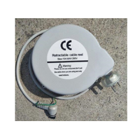 Dewert Retractable Mains Power Lead With External Earth Wires - 16A Max - 240v - 1.4m