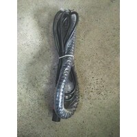 Linak Curly Mains CABLE - Earthed - Black