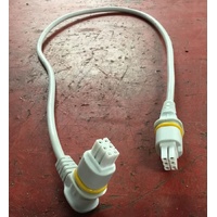 Linak Minifit Lead - Straight Plug To Right Angle Plug - 60cm / 600mm