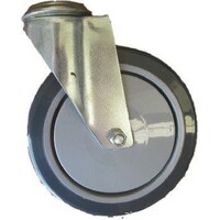 Tente150mm Single Total + Directional Steel Castor