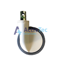 Tente 150mm Single Castor - Total And Directional Lock - Short Stem