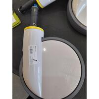 Tente 200mm Plastic Castor -Total Lock - Electro Conductive - Hex Cam