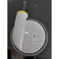 Tente 200mm Plastic Castor -Total Lock - Electro Conductive - D Cam