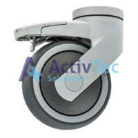 Tente Levina - 100mm Castor Brake - Bolt Hole - Grey