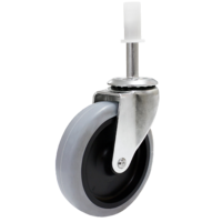 Rubbermaid 100mm Castor - 11mm x 50mm Grip Neck Pintle - Each