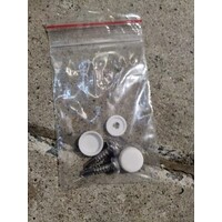 Sorrento Mental Health Bed - White Cap 6-8 Guage Screw For Handset Cover / Shroud MB6612.1