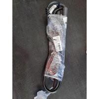 Replacement Ook Snow Part - Australia Power Cord with Rigid Sheath and Warning - Mental Health Power Cable