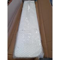 Carewell Zara Jean White Single FOOT BOARD