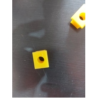 Alphacare Bed - RECTANGLE Nylon Sliding Bushing - Yellow