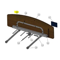 Invacare CS8 Bed Foot Board FRAME
