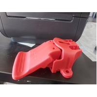 Alrick Nursing Bed - Red Horizontal CPR HANDLE