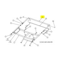 Arjo Enterprise 8000X CALF EXTENTSION ASSEMBLY
