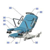 Linet Borcad Examination Chair - Foldable HANDGRIP - LHS
