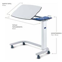 ARJO PREMIUM OVERBED TABLE