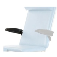 Seers, To Suit Podiatry Couch, RHS Fold Down ARMREST - Black