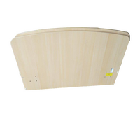 Wi-Bo Movita Bed - FOOTBOARD Single - To Suit 4 Part Split Rails - Beech