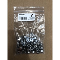 Medicraft FE5000 / MC200 / MC700 - Siderail Red Rail Pin 1/4" UNC Nyloc NUT ONLY - Each