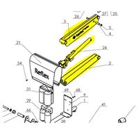 Lopital Reflex Shower Commode - SPINDLE SET Complete