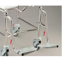 K Care Shower Commode - Swingaway Lower Leg with FOOTPLATE - Complete - LHS - Each