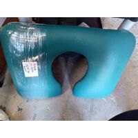 Juvo Shower Commode - Open Front Seat - 61cm / 610mm - Green Vinyl