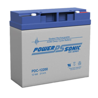 Powersonic Heavy Duty Deep Cycle Medical Grade Battery12V 20Ah
