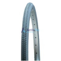 Wheelchair Pneumatic Rubber Tyre 24'' x 1 3/8'' - Grey