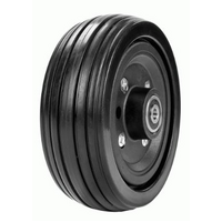 Primo 6 x 2 inch CASTOR WHEEL With Black PU Solid Tyre