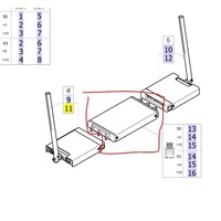 Invacare, To Suit Azalea Max SW61 - FOOTBOARD - Central Part 65