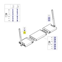 Invacare, To Suit Azalea Max SW61 - FOOTBOARD With Long Tube - RHS