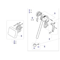 Invacare, To Suit Azalea Max, LHS Elevating LEGREST Including the Calf Pad