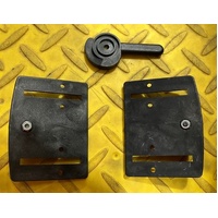 Therafin Top Drop Clamps, Pair