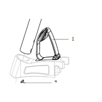 Otto Bock Start 2 Wheelchair R/H Legrest Release Lever