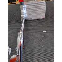 Denyer 100mm Vector Swing Away Leg Rest Complete Legrest & Footplate, LHS