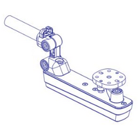 Pride To Suit Quantum Q6 Q-Logic Chair, Joystick Mounting BRACKET Assembly Swing Away