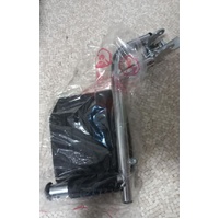 Ansa Echo Lite Wheelchair - Titanium Legrest With Plastic Black Footplate - Pair