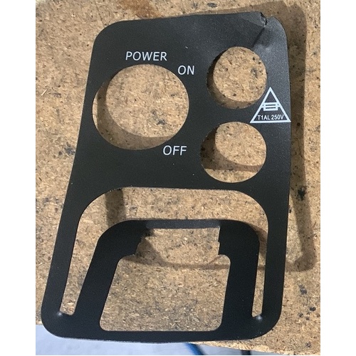Active Air And Smart Pumps - 240v Power Side Panel Label / Sticker - Each