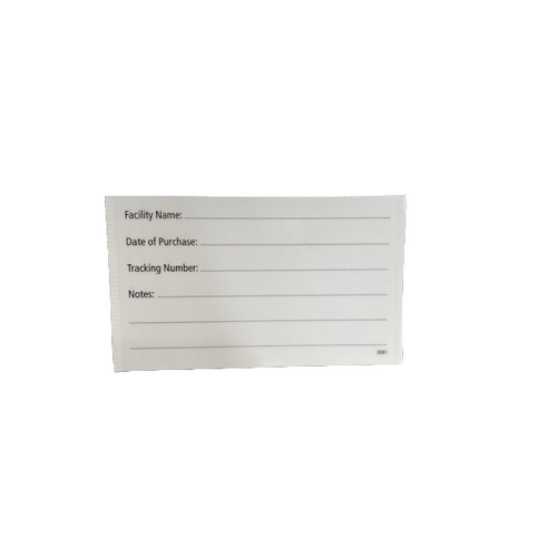 Facility Details Pump Label